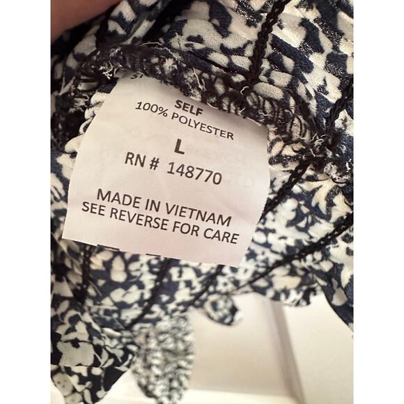 Sienna Sky Womens L Crop Tank with bow & elastic back BOHO FESTIVAL CHIC - Picture 4 of 7